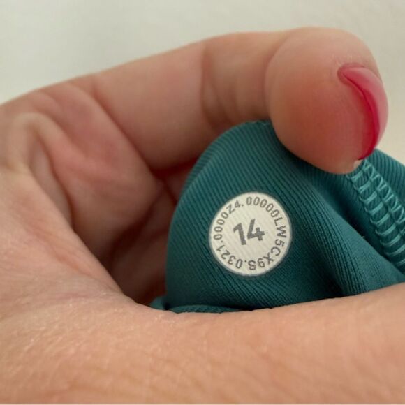 Lululemon Swift Speed High-Rise Tight 28" Teal Lagoon Size 14 - Picture 4 of 4